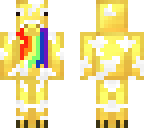 golden rainbow cow