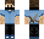 guy blue shirt