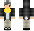 polar bear boy with bow