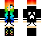 rainbow creeper girl