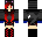black and blue kitty skin