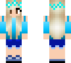 blue girl