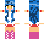 blue hair