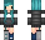 chibi emo sweater girl