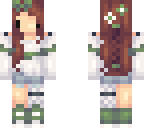 chibi green girl