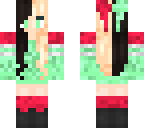 cute half and half skin