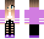 cute purple hoodie girl