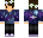 flower crown galaxy chibi