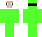 lime with sheep mask