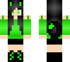neon cat girl