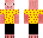 pig with spotted shirt