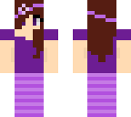 purple elf girl in pajamas