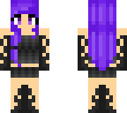 purple hair girl