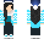 winter girl - blue