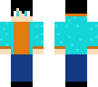 blue and orange boy