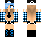 blue girl