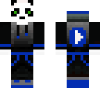 blue yt panda