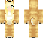 crystal in doge onsie