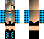 cute blue girl