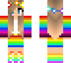 cute rainbow girl
