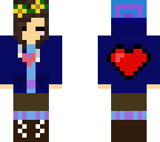 frisk with a beenie and a jacket