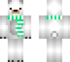 polar bear with scarf