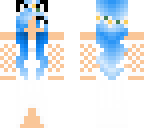 bleus wedding dress