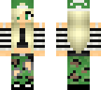 camouflage girl