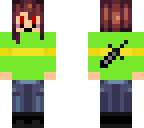 chara with a knife