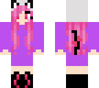 kawaii cat girl skin