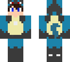 lucario onesie solid