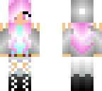 pink hair sweater girl