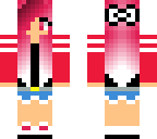 pink tomboy girl