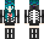 skeleton girl