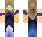 the girl in blue
