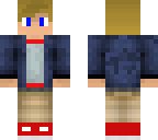 blonde boy with jacket