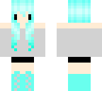 blue haired chibi