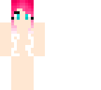 cute pink haired girl base