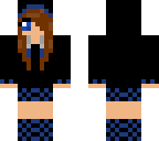 dark blue girl