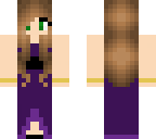 purple dress girl