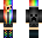 rainbow girl