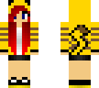 red hair pika girl