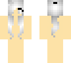 white hair pony tail base