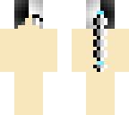 Black and white braid | Minecraft Skin