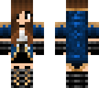 blue caped girl