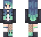 blue girl