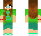 cyan and green girl fix