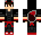 demon fox with dark hair