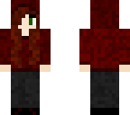 me in a red hoodie