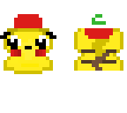 pikachu in ash's hat